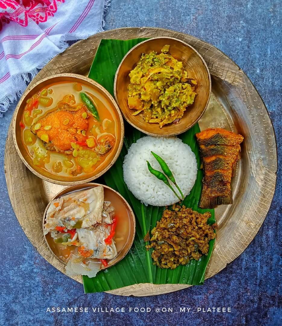 assamese fish thali